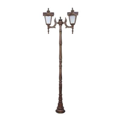 Poste para Jardim Madri Maior Bivolt Alumínio Fundido e Vidro Luminárias N. Sra. da Guia