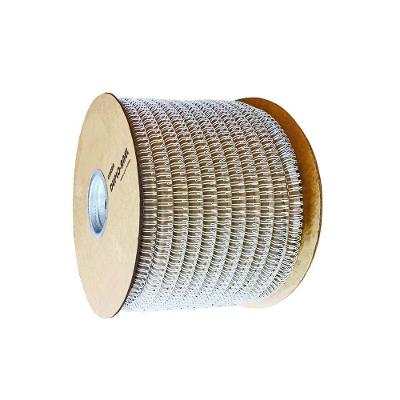 Bobina Espiral Garra Duplo Anel Lassane Wire-o 3x1 Diam 1-2 100 Fls Prata