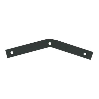 Chapa de Emenda Meia Lua 3-16 X 1.1-2 39,5cm Alta Durabilidade Furação Redonda Ou Quadrada Metasal