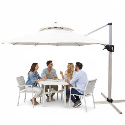 Ombrelone SU-OMBRE2 Ajustável com Manivela Branco Leva Pra Malhar