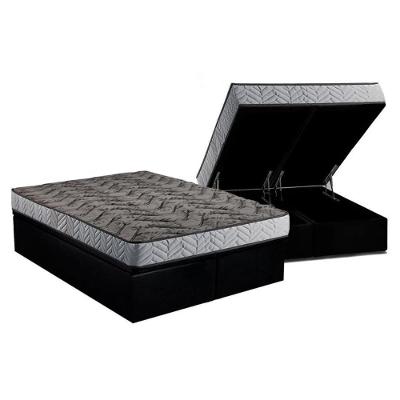Cama Box Baú Crc Queen +colchão Anatômico Ortopédico Royalle Paropas -