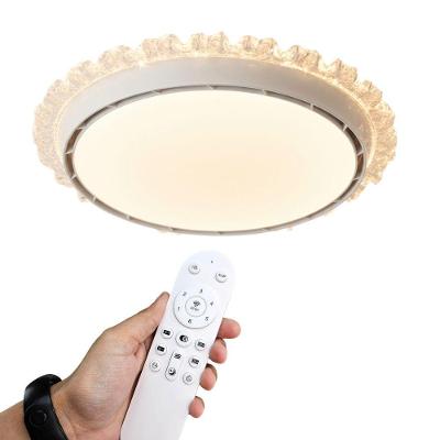Luminária Ventilador de Teto Leva Pra Casa 50W 3 Pás 6 Velocidades Branco FL04 Bivolt