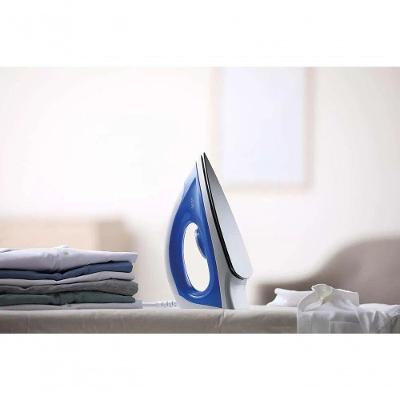Ferro de Passar Seco Elgin FSE20 1100W Antiaderente Branco e Azul 110V
