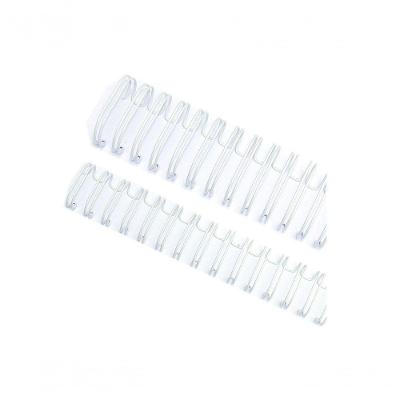 Acessório para Encadernação Lassane Wire-o Garra Duplo Anel 5-16 para 50 Fls Carta 3x1 100 Unidades