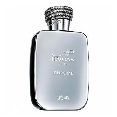 Perfume Hawas Chrome For Him Masculino Eau de Parfum Frutado Ambarado 100ML