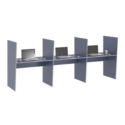 Balcão de Atendimento Balcao de Atendimento 3 Lugar Mixer Azul Casah