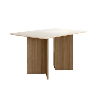 Mesa de Jantar Brisa da Riviera 4 Lugares Carvalho Off White Poliman Móveis