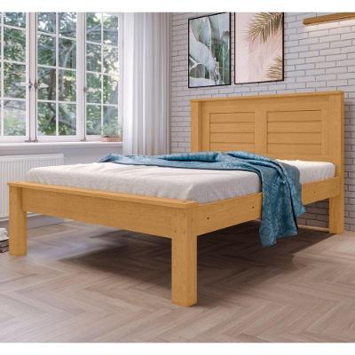 Cama de Casal Lago Serena com Cabeceira MDF Naturalle Framar