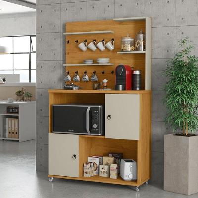 Cantinho do Café Celeste 2 Portas MDF-MDP 90CM Cinamomo Off White Casa H