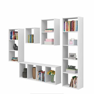 Jogo de Nichos Decorativos Jogo de Nichos Finlândia Branco MDP 45CM Branco