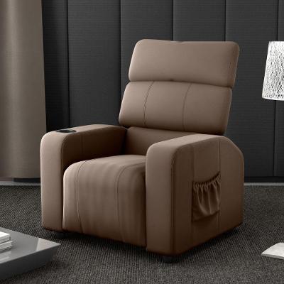 Poltrona Reclinável Nina para Sala Veludo Turkey com Espuma D23 Marrom Matrix