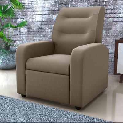 Poltrona Bruma Nobre Reclinável Veludo Light Cappuccino Matrix