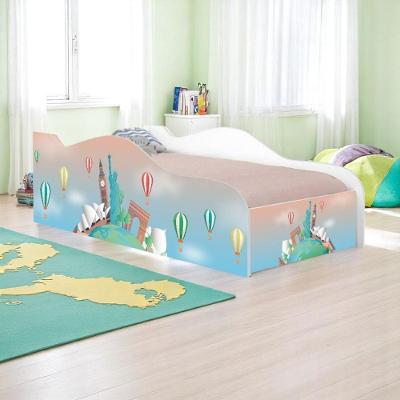 Mini Cama Infantil Volta ao Mundo com Colchão MDF Branco Casah
