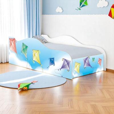 Mini Cama Infantil Pipa com Grade de Proteção MDF Branco Casah