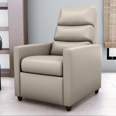 Poltrona Reclinável Fidji Corino Espuma D23 Bege Matrix