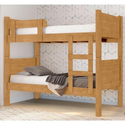 Beliche Solteiro Arius com Colchão Naturalle MDF Marrom Framar