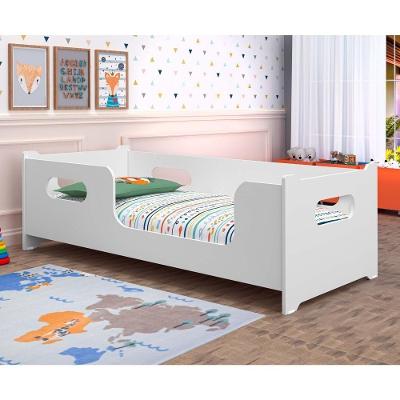 Mini Cama Ravi Infantil com Estrutura MDF-MDP Branco Casah