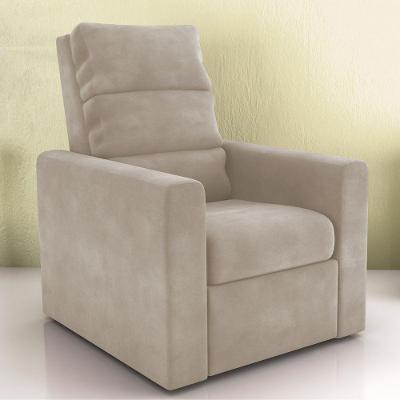 Poltrona Reclinável Atena Veludo Cappuccino Matrix