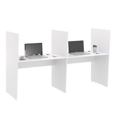 Guichê Nina 2 Lugares Veneza Balcão para Cliente MDP BP 15mm Branco Casah