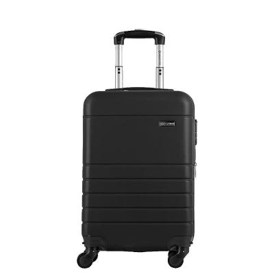 Mala de Bordo 10KG Polipropileno Rodas 360o Cadeado Combinação Essencial 2 Sestini Preto