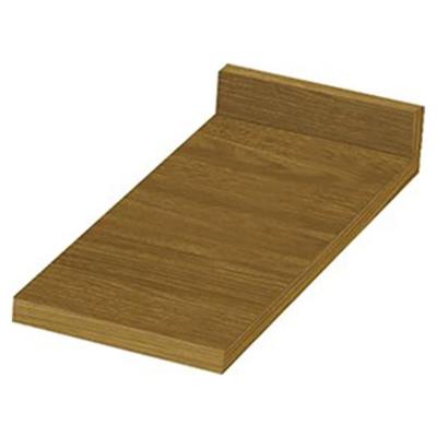 Tampo para Balcão Essência sem Porta 1 Prateleira MDF 20CM Marrom