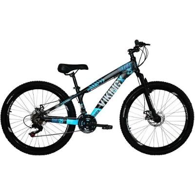 Bicicleta Vikingx Tuff25 Mountain Bike Aro26 Alumínio 21v Freio Disco
