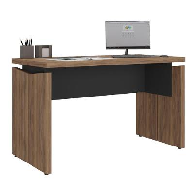 Mesa para Computador Retangular Dante Moderno MDF-MDP 170CM Nogal Preto Artany