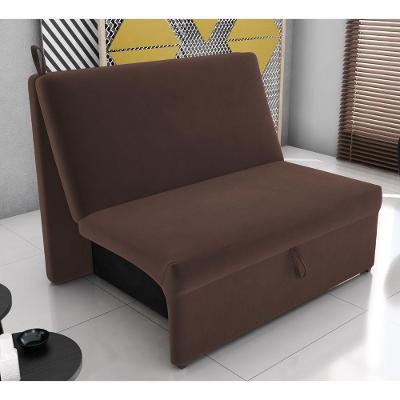 Sofá Cama Mônaco 2 Lugares 113CM Marrom Suede D20 110kg Matrix