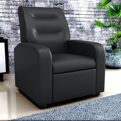 Poltrona Safira Reclinável Couro Sintético Conforto Preto Matrix