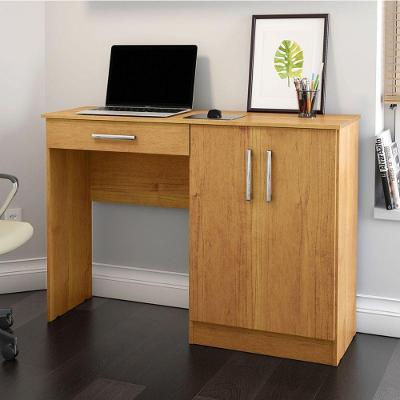 Escrivaninha Retangular Boundon Moderno 1 Gaveta MDP 120CM Cinamomo Patrimar Móveis
