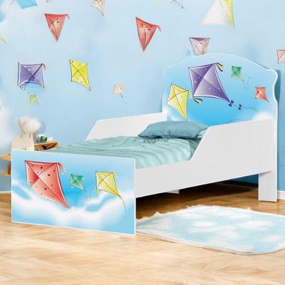Cama Infantil Pipa Mini Cama MDF Branco Tamanho Solteiro Cambel Móveis