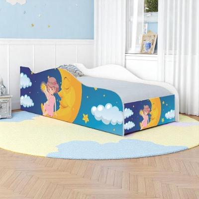 Cama Infantil Mini Cama Fadinha Encantada MDF Branco Solteiro Casah