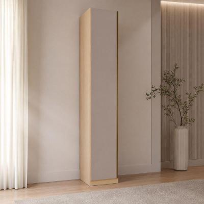 Guarda Roupa Sapateira Modulado Essenza 1 Porta de Bater sem Gavetas MDF-MDP Andorra-bege Dunas