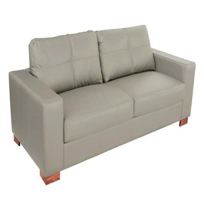 Sofá Kenny G43 2 Lugares 160cm Couro Avelã para Sala de Estar Gran Belo