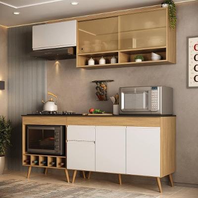 Cozinha Completa Veneza 6 Portas 1 Gaveta MDF-MDP 190CM Multimóveis