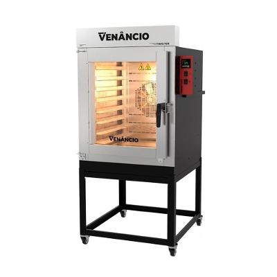 Forno Turbo Elétrico Venâncio Elétrica FVT8E Aço Carbono 8 Esteiras Twister 380V