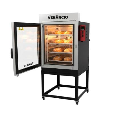 Forno Turbo a Gás Venâncio FVT8G Aço Carbono 8 Esteiras Inox 220V