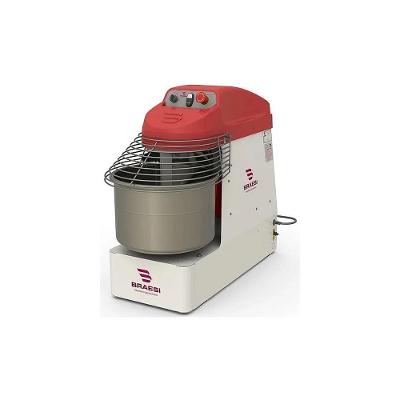 Amassadeira Espiral AES-15-1 15KG com Grade de Segurança Branco e Vermelho Braesi