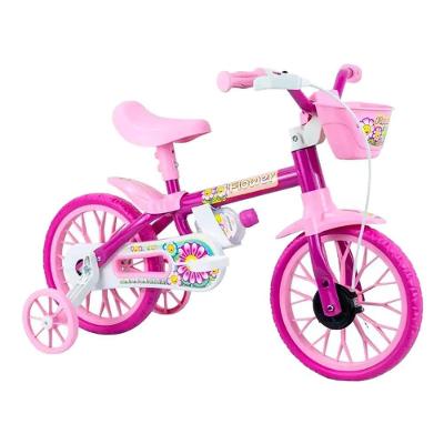 Bicicleta Infantil 108001000001 Aro 12 Freio Simples Estrutura Reforçada Rosa Nathor