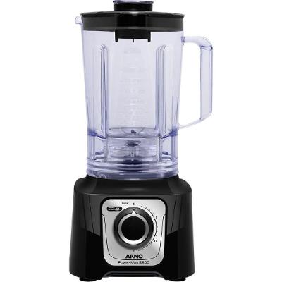 Liquidificador Arno Power Max LN66 2200W 3,1L 15 Velocidades Preto 110V