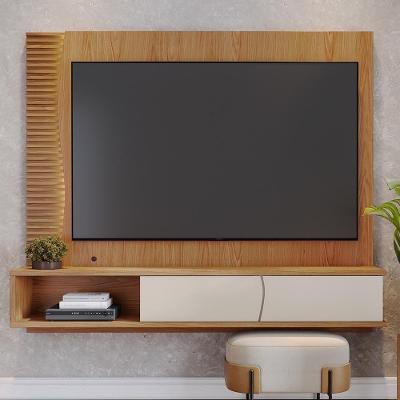 Painel para TV Egeu 65" 179CM MDF-MDP com LED Off White Colibri Móveis