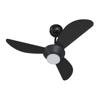 Ventilador de Teto Ventisol 126W 120cm 3 Pás 6 Velocidades Mistral Inverter Preto Bivolt
