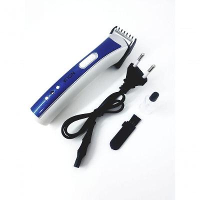 Máquina Aparadora de Cabelo e Barba Aquilae Nova Magic Blade Nhc-3915 Lâmina Titânio sem Fio Azul