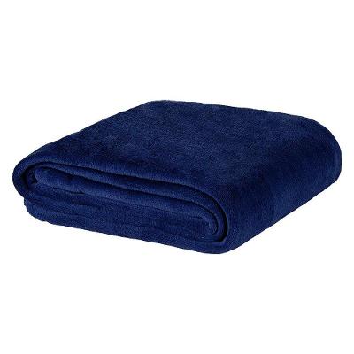 Manta Everest Casal 220x180CM Microfibra Toque Macio Marinho Casa Modelo Enxovais