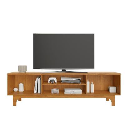 Rack Thor para TV 70" 200CM MDP-MDF com Portas Correr Cinza Thor