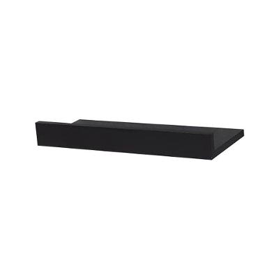 Prateleira Porta Quadros 30X15CM MDP Suporte Invisível Organizador Moderno Sala Preto Mercado