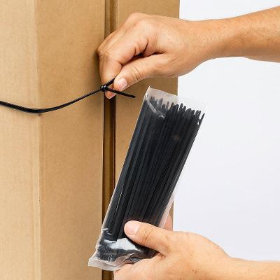 Abraçadeira de Nylon 40CM X 4,8MM Proteção UV 50 Unidades Preta Startools