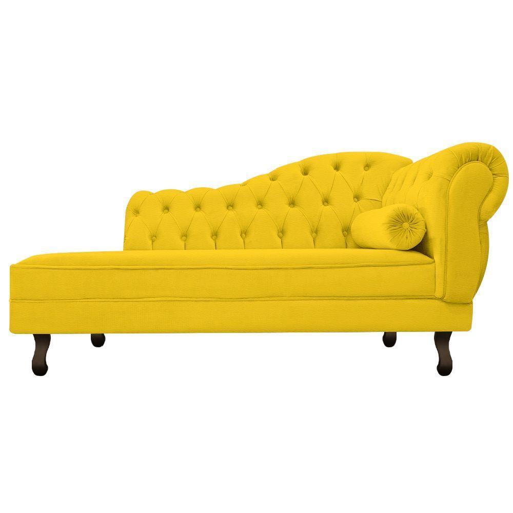 Diva Recamier Diana 185cm Lado Esquerdo Corano - Doce Sonho Móveis Preto - 2