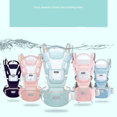 Canguru para Bebê 3 em 1 Ergonômico com Hipseat Até 30kg Cinza OEM