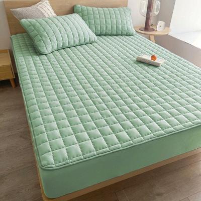Protetor de Colchão Impermeável Matelado Microfibra Queen 1 Peça Verde Tiffany OEM